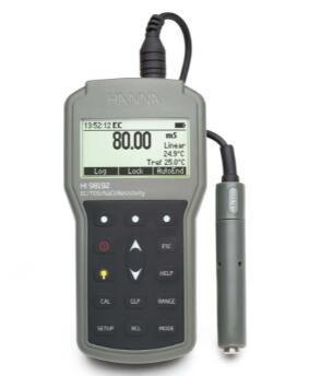 HI98192電導(dǎo)率電阻率鹽度總固體溶解度TDS溫度測試儀