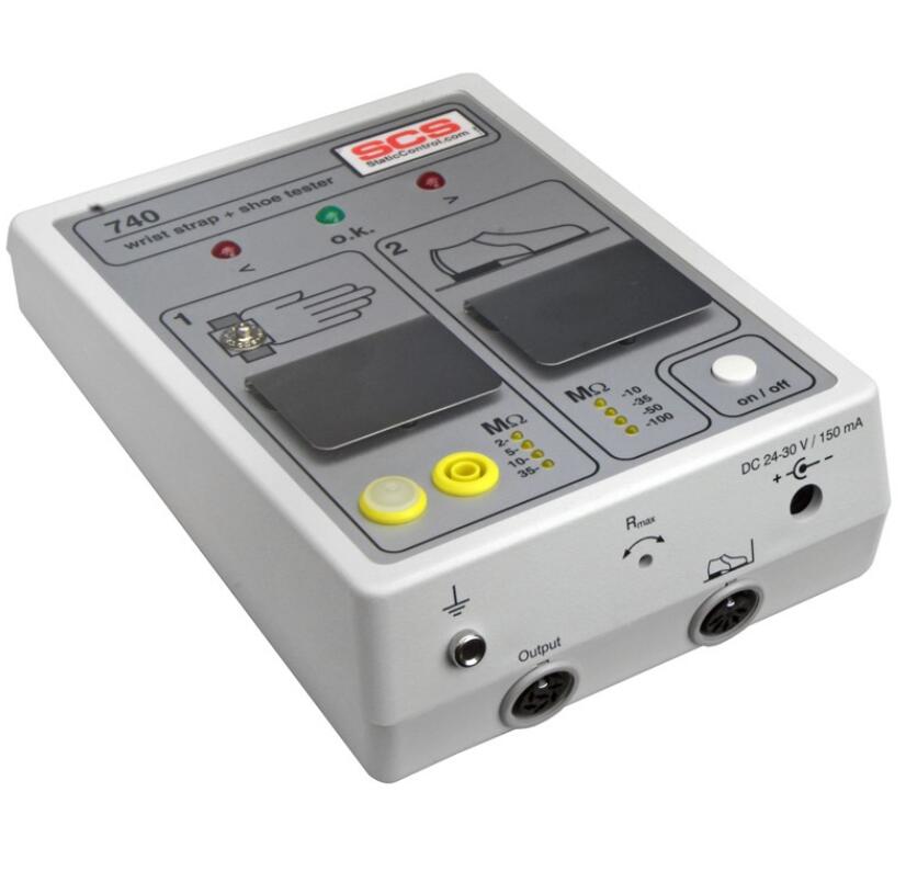 SCS740E/740腕帶/工鞋接地測試儀-停產(chǎn)，升級型號770758人體接地綜合測試套件